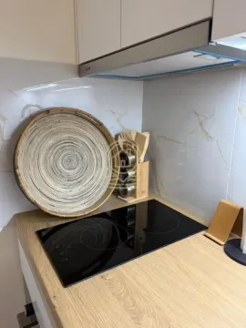 Deo kuhinje sa ugradnom pločom za kuvanje i aspiratorom. - image 12