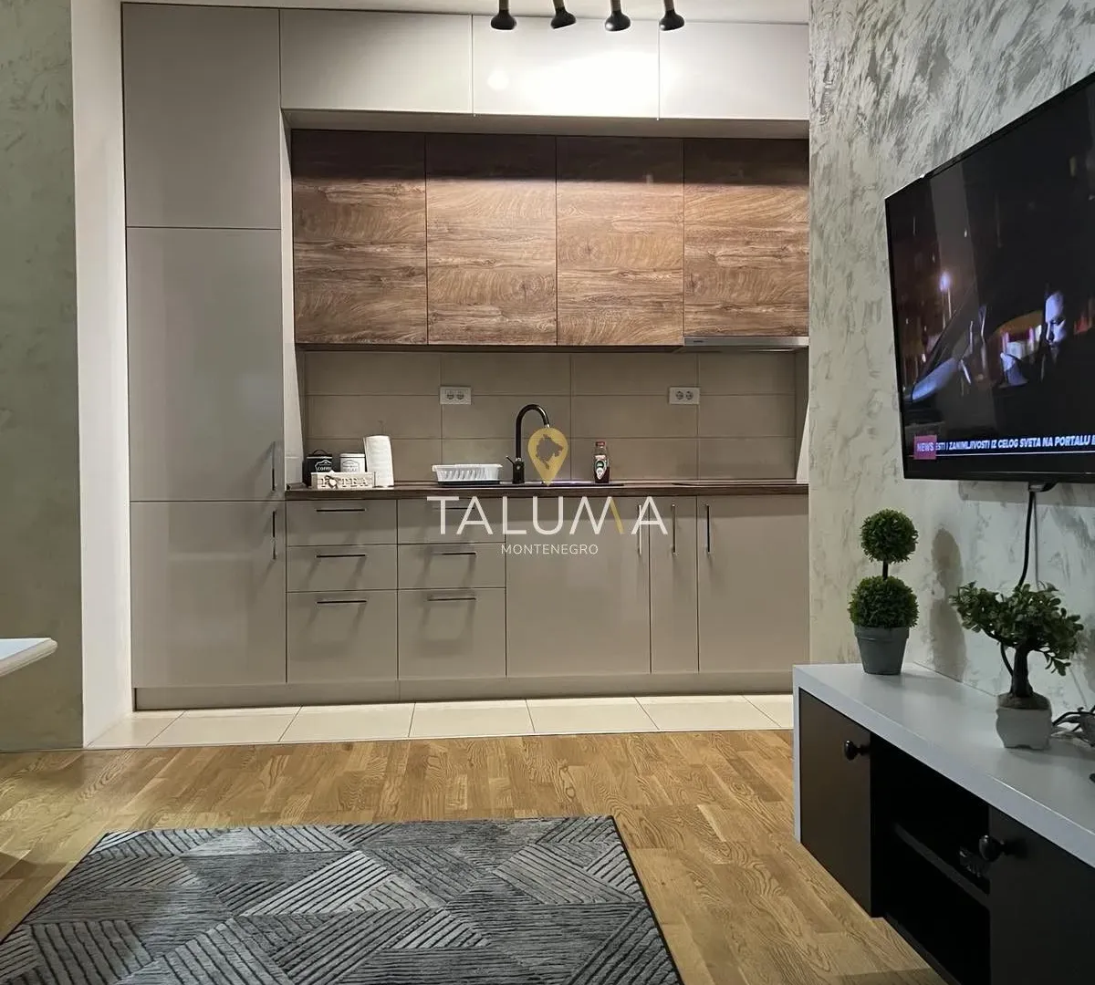 Rent, one bedroom apartment, 54m², Centar, Podgorica