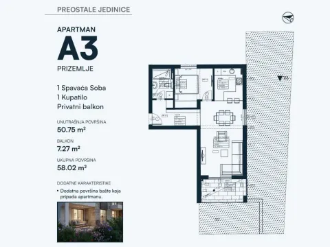 Prodaja, jednosoban stan, 58m², Dobrota, Kotor - image 6