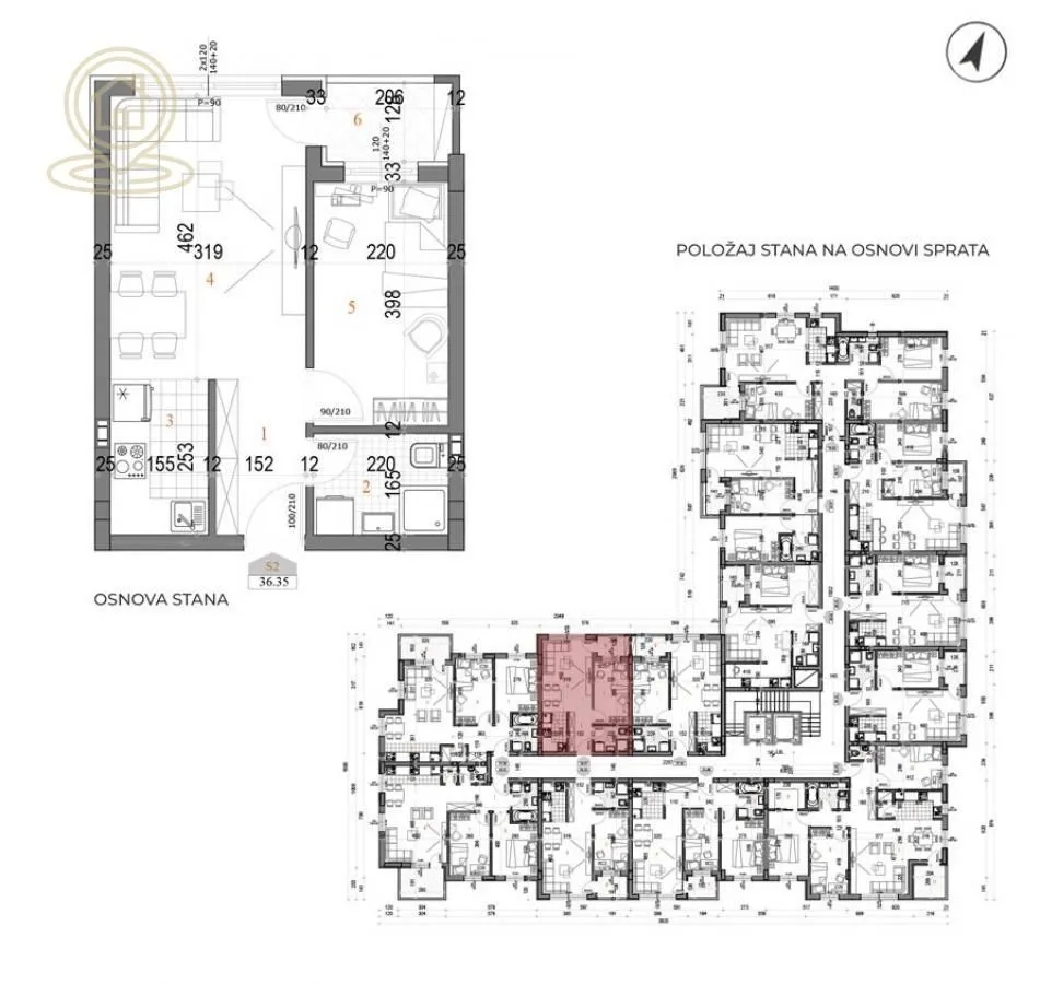 Prodaja, trosoban stan, 56m², Telep, Novi Sad Sve Podlokacije