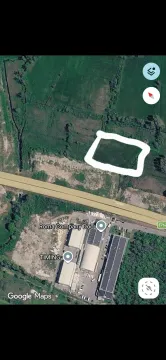 Satelitski snimak zemljište sa ucrtanom granicom parcele. - image 2