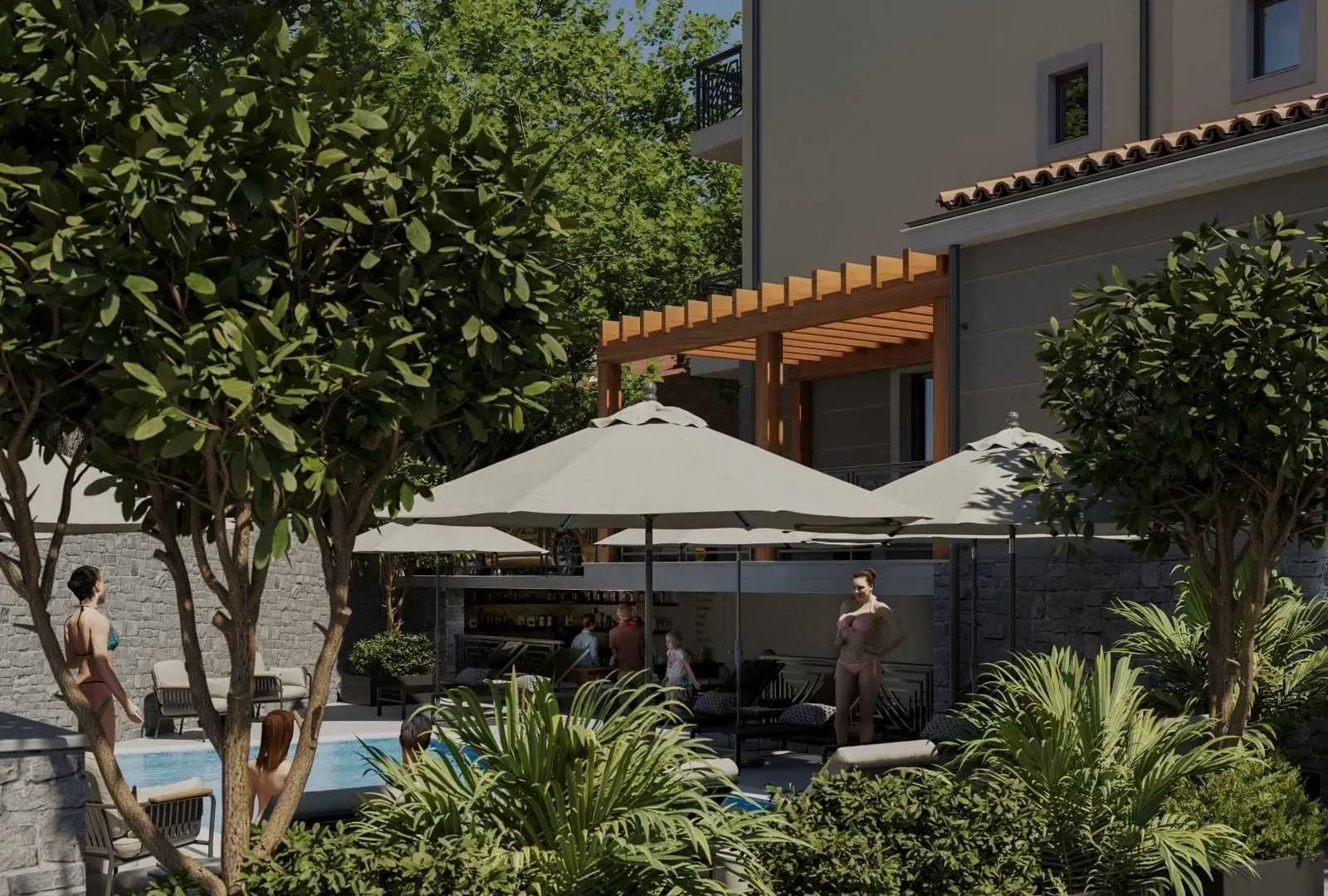 Sale, studio apartment, 63m², Lastva Grbaljska, Kotor