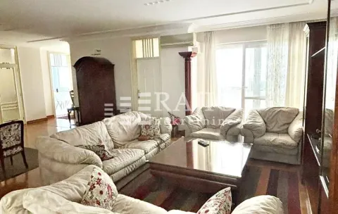 Spacious living room with seating set and dining area. - image 18
