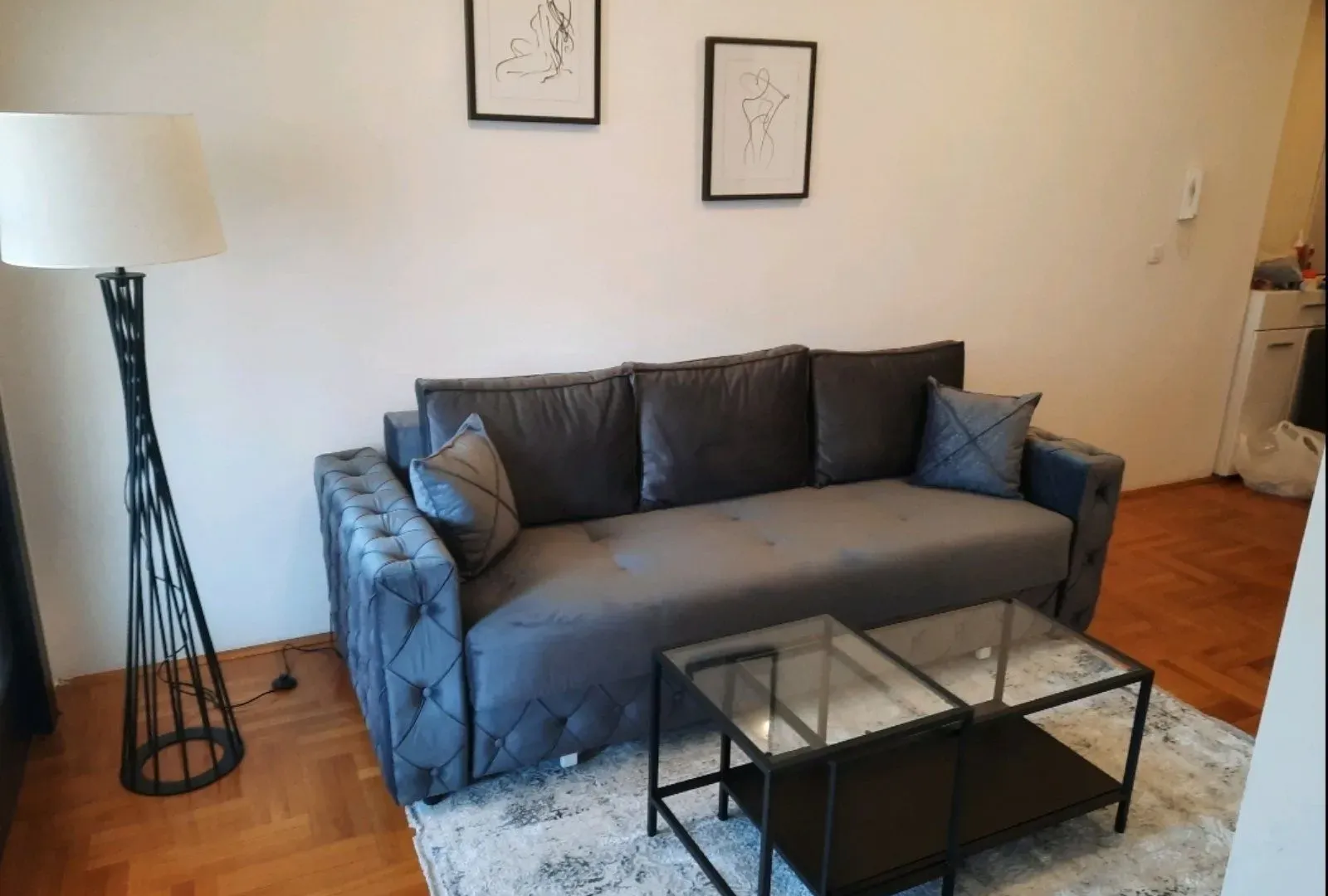 Rent, one bedroom apartment, 45m², City Kvart, Podgorica