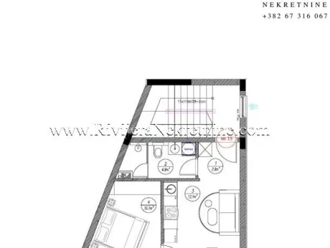 Prodaja, jednosoban stan, 32m², Tivat, Crna Gora - image 5