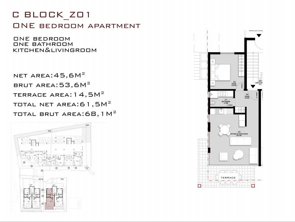 Prodaja, jednosoban stan, 70m², Tivat, Crna Gora