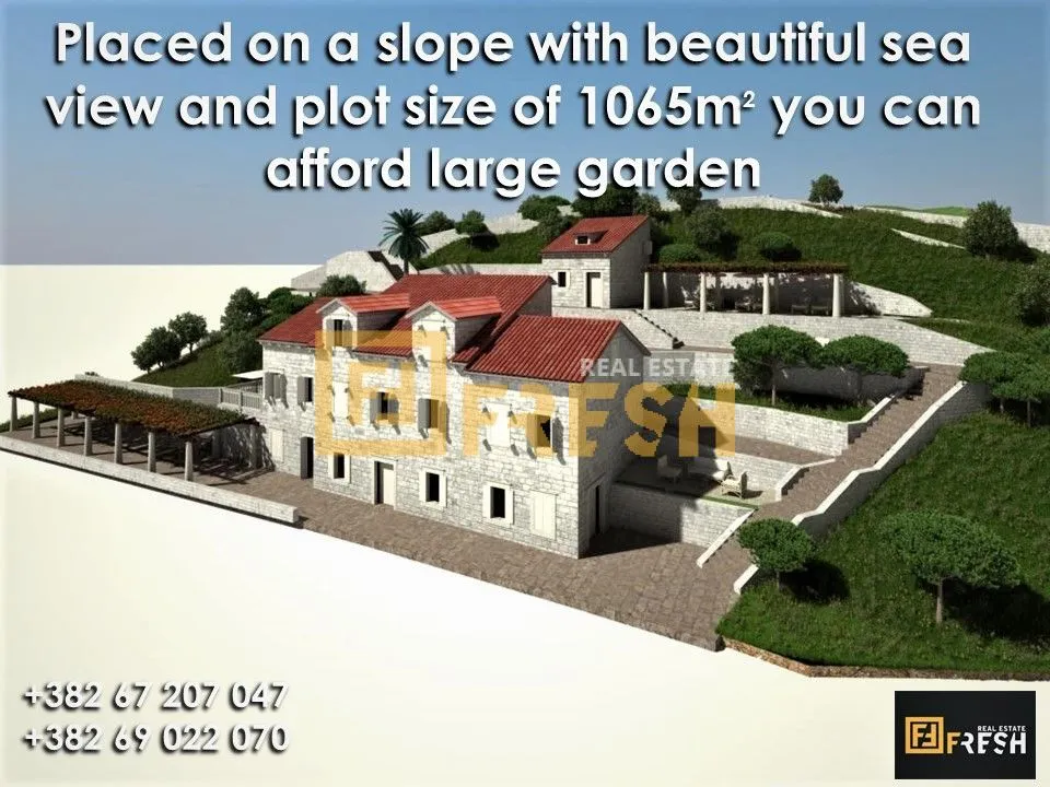 Prodaja, plac, 1065m², Kotor, Crna Gora