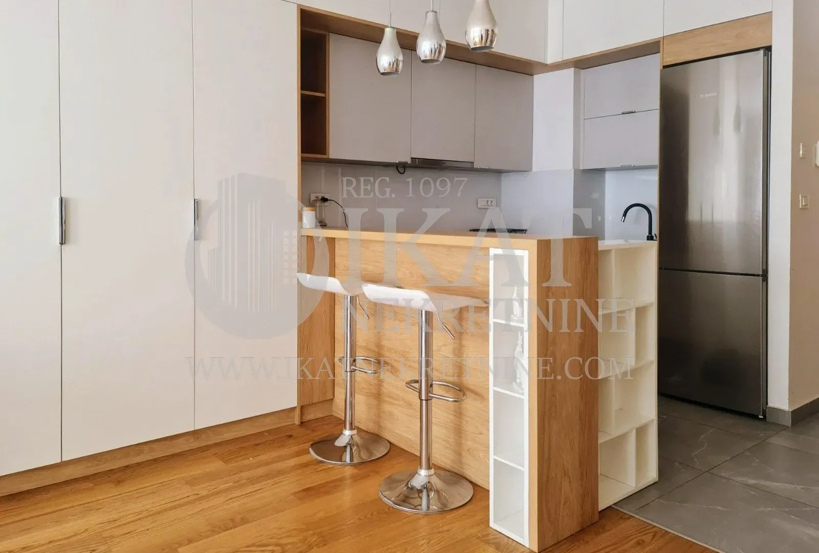 Rent, two bedroom apartment, 62m², Novi Beograd Blok 65, Novi Beograd Sve Podlokacije