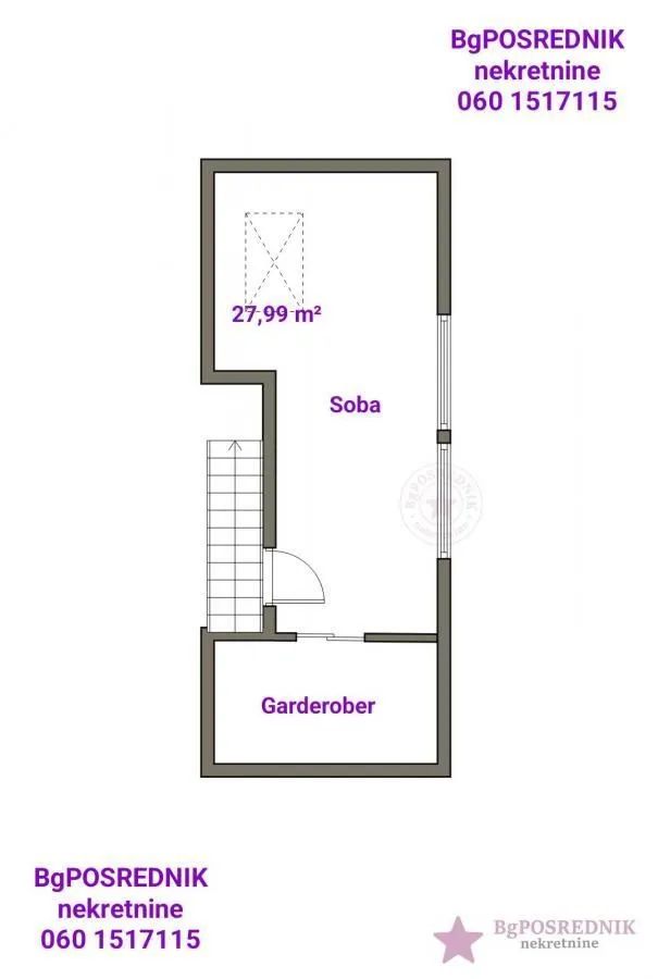 Sale, four bedroom apartment, 95m², Savski Venac, Beograd