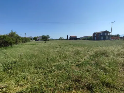 Prostran travnati plac sa kućama u pozadini pod vedrim nebom. - image 10