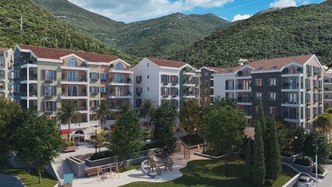 Prodaja, dvosoban stan, 61m², Bonići, Tivat