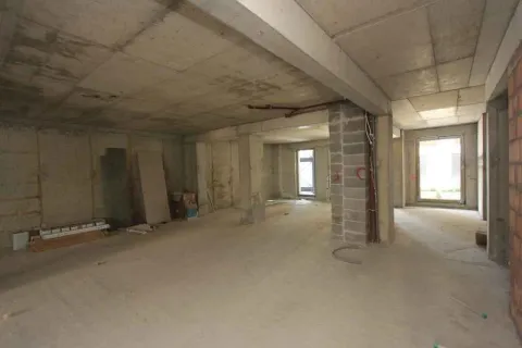 Interior of a spacious property under construction with concrete pillars. - image 5