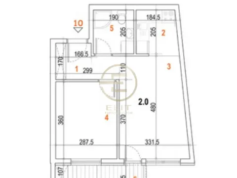 Sale, two bedroom apartment, 42m², Telep, Novi Sad Sve Podlokacije - image 2