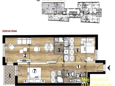 Prodaja, trosoban stan, 66m², Vukov Spomenik, Zvezdara Sve Podlokacije - image 11