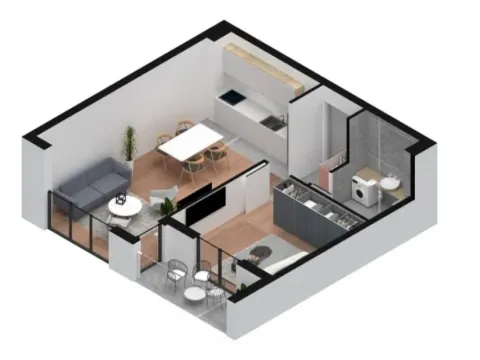 Prodaja, dvosoban stan, 50m², Zvezdara Sve Podlokacije, Beograd - image 1