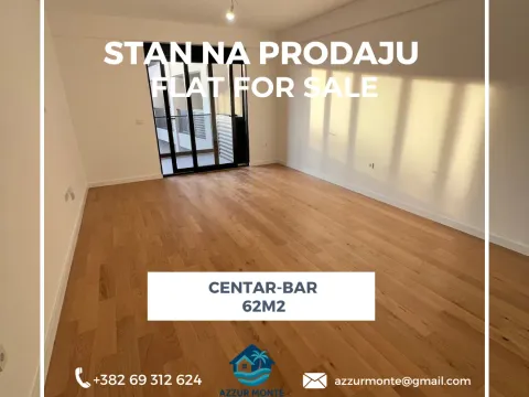 Prodaja, jednosoban stan, 62m², Centar, Bar - image 1