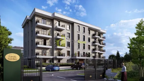 Spoljašnji izgled moderne stambene zgrade sa balkonima i uređenim dvorištem. - image 3