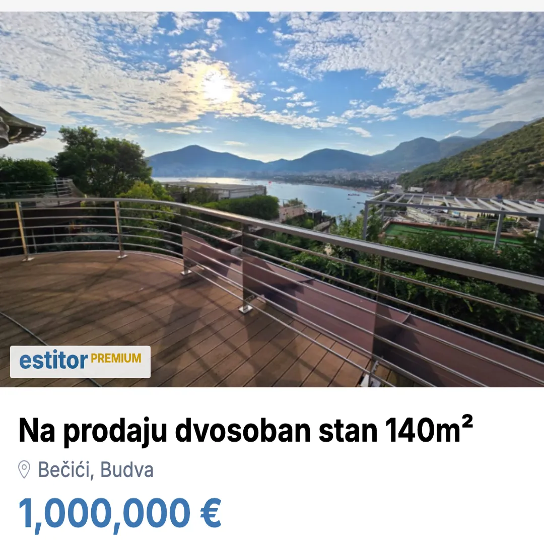 Prodaja, dvosoban stan, 140m², Bečići, Budva