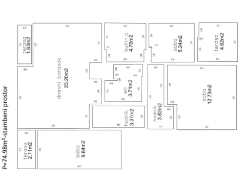 Izdavanje, trosoban stan, 75m², Blok 5, Podgorica - image 8
