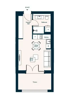 Prodaja, garsonjera, 39m², Luštica Bay, Tivat - image 16