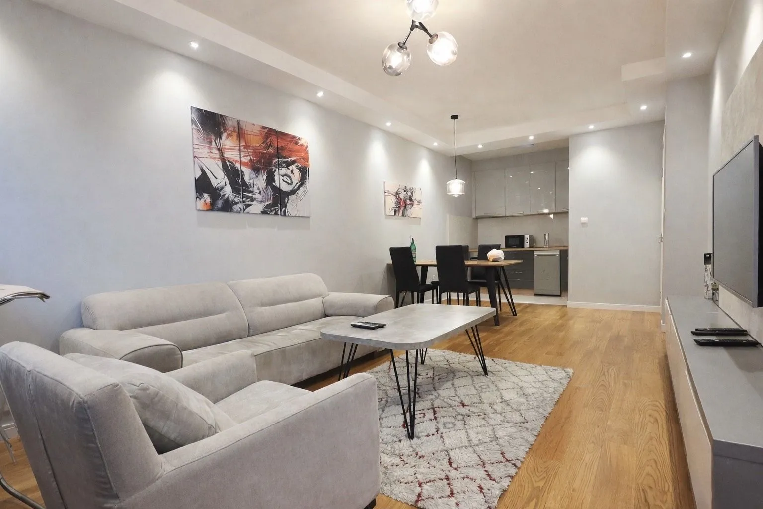 Rent, one bedroom apartment, 50m², Central Point, Podgorica