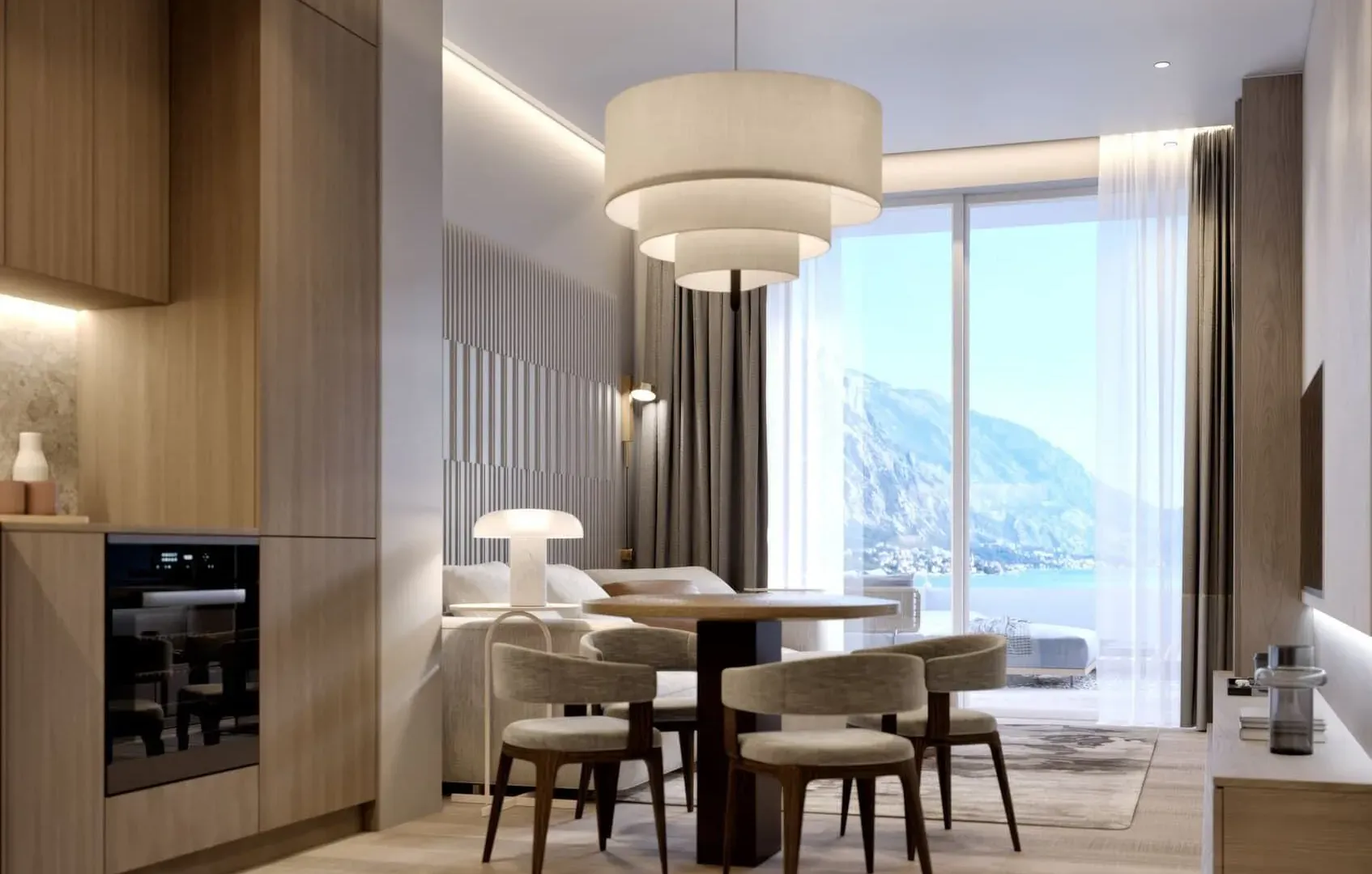 Prodaja, dvosoban stan, 55m², Orahovac, Kotor
