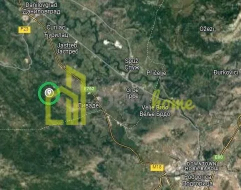 Prodaja, plac, 19065m², Bandići, Danilovgrad
