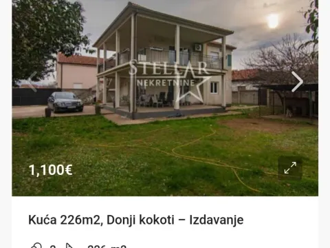 Rent, house, 226m², Donji Kokoti, Podgorica - image 13