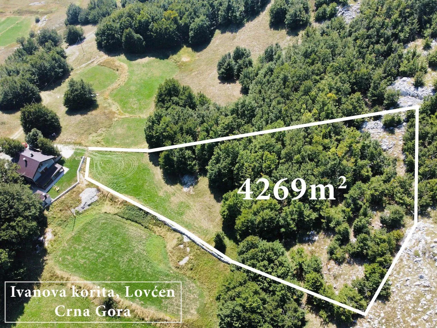 Prodaja, plac, 4269m², Ivanova Korita, Cetinje