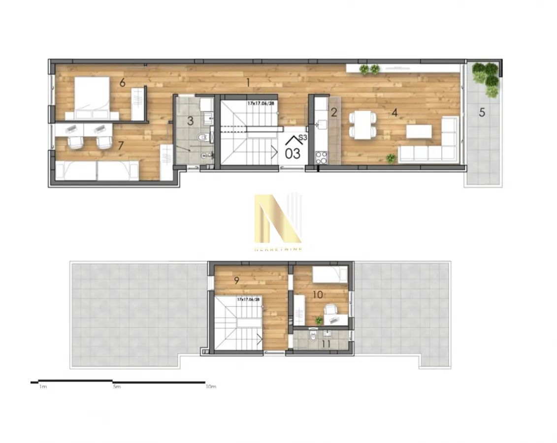 Prodaja, četvorosoban stan, 103m², Telep, Novi Sad Sve Podlokacije