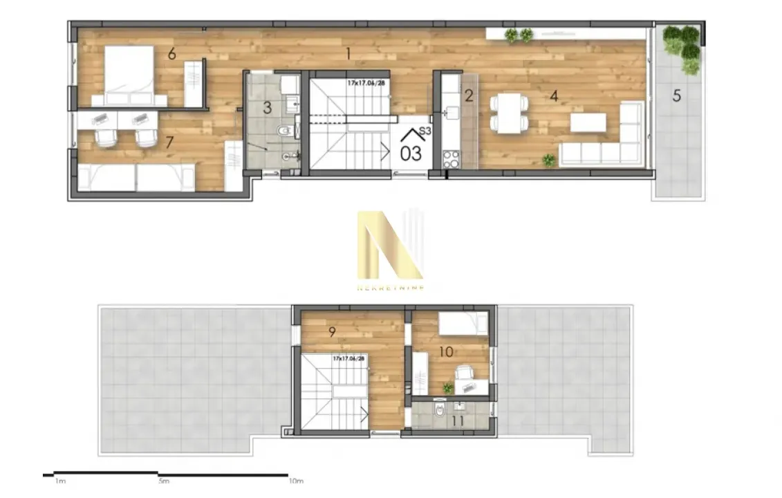 Prodaja, četvorosoban stan, 103m², Telep, Novi Sad Sve Podlokacije