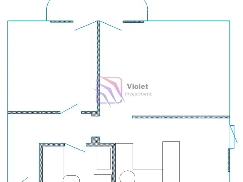 Sale, one bedroom apartment, 46m², Blok 5, Podgorica - image 15