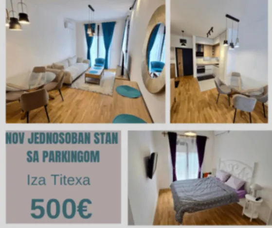 Izdavanje, jednosoban stan, 47m², Zabjelo, Podgorica