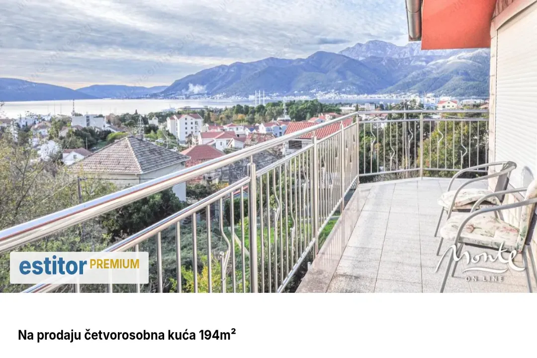 Prodaja, kuća, 194m², Tivat, Crna Gora