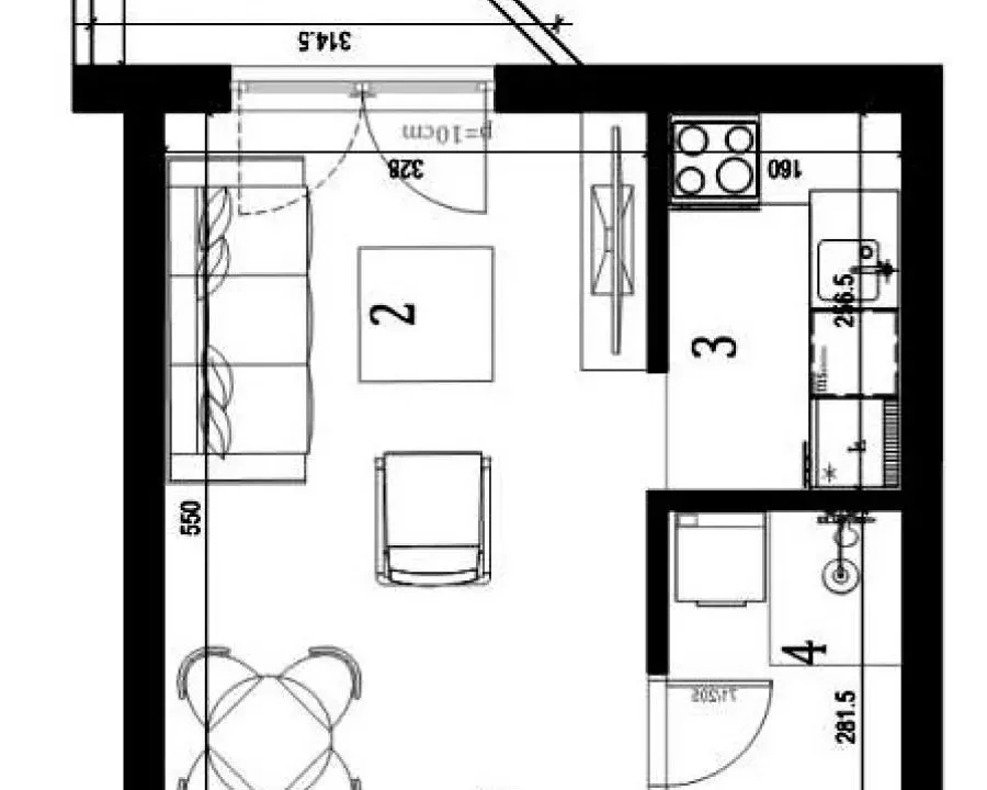 Sale, one bedroom apartment, 30m², Klisa, Novi Sad Sve Podlokacije