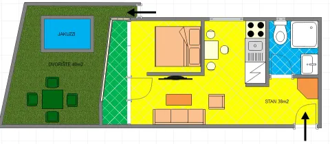 Prodaja, garsonjera, 38m², Donja Lastva, Tivat - image 8