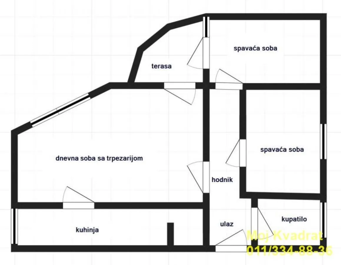 Prodaja, trosoban stan, 87m², Zemun Sve Podlokacije, Beograd