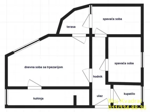 Sale, three bedroom apartment, 87m², Zemun Sve Podlokacije, Beograd - image 5