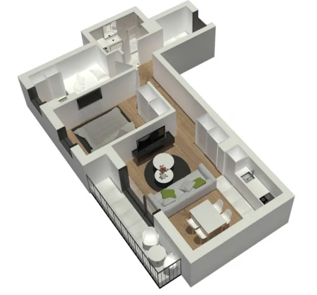 Sale, two bedroom apartment, 56m², Mirijevo Sve Podlokacije, Beograd
