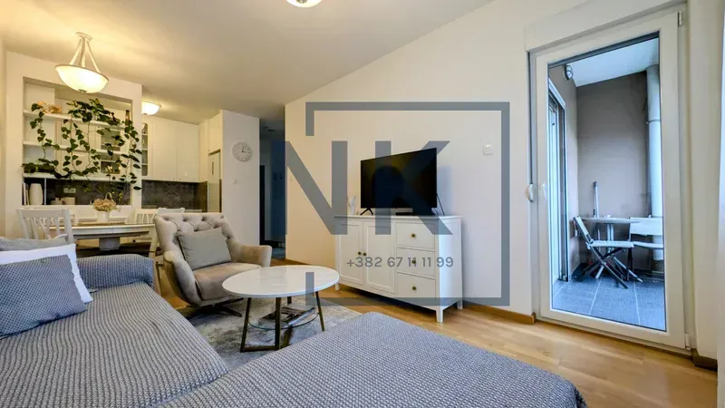 Rent, one bedroom apartment, 45m², Pobrežje, Podgorica
