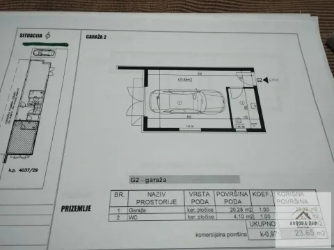 Sale, studio apartment, 24m², Veternik, Novi Sad Sve Podlokacije
