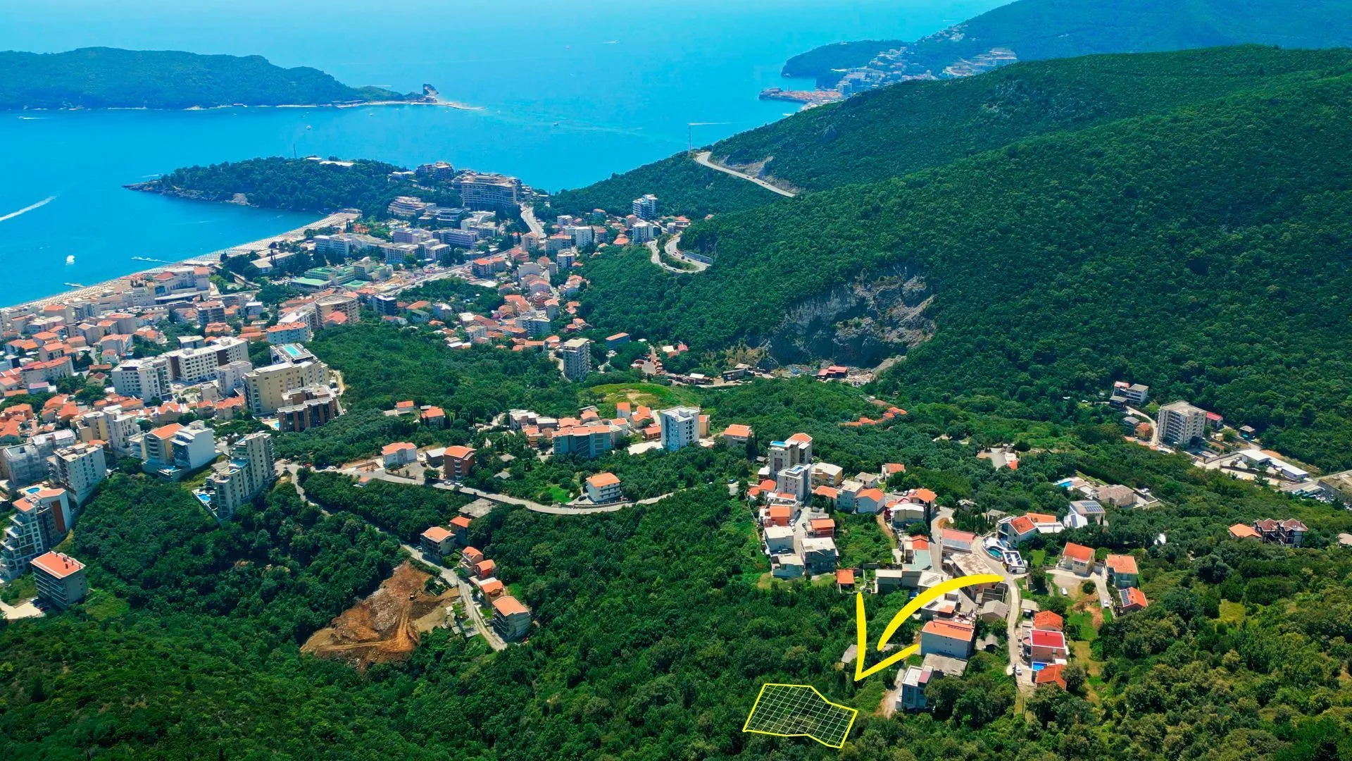 Prodaja, plac, 794m², Bečići, Budva