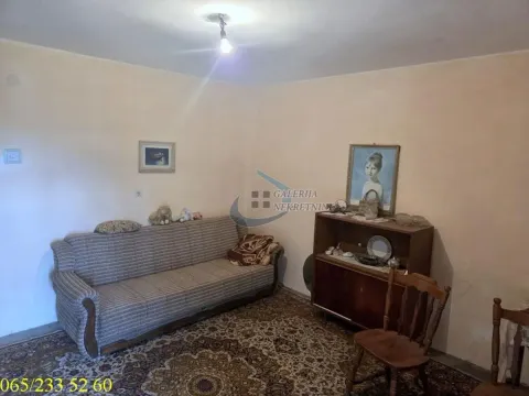 Dnevna soba sa kaučem, tepihom i drvenim nameštajem. - image 5