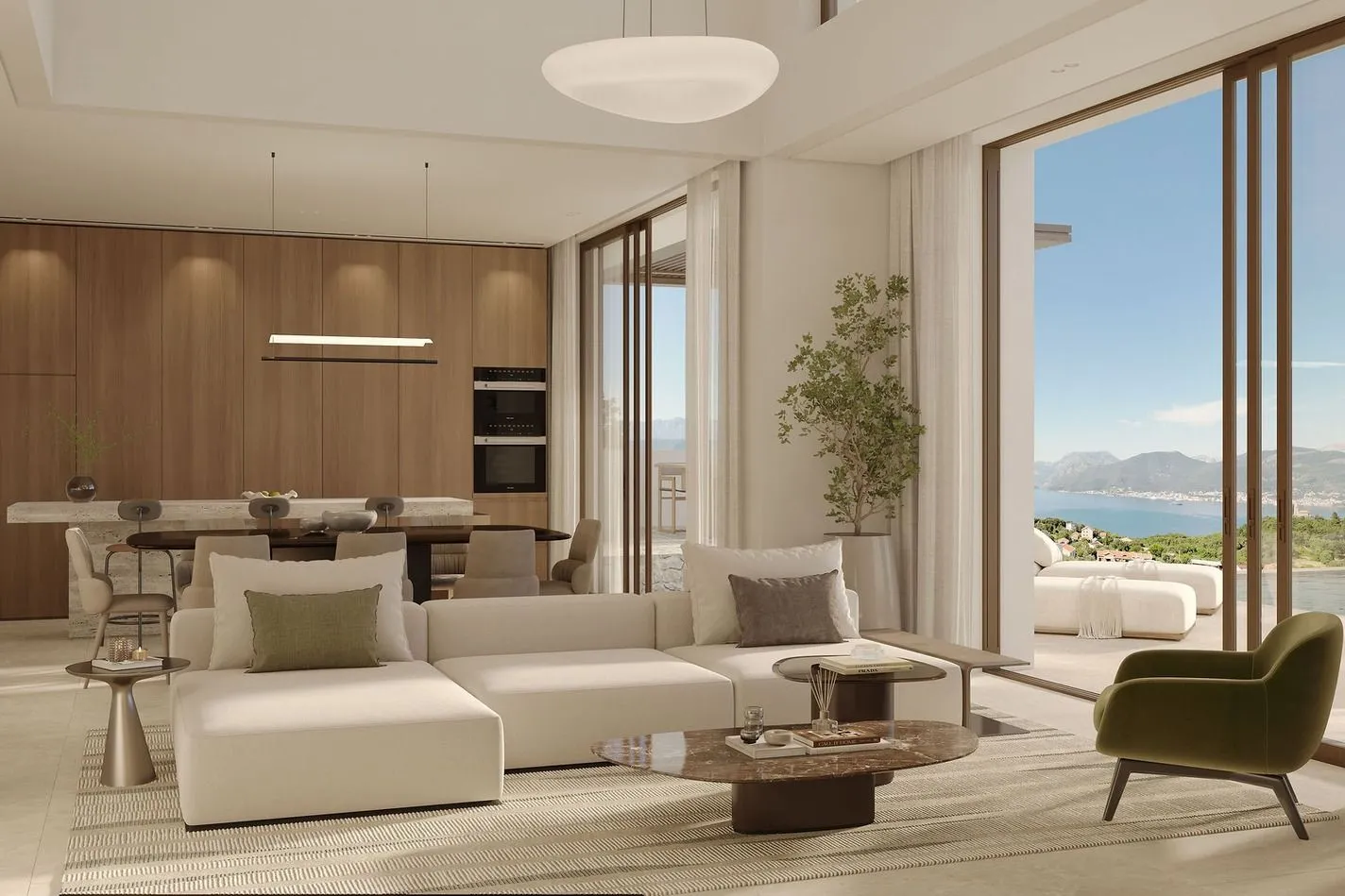 Prodaja, trosoban stan, 129m², Luštica Bay, Tivat