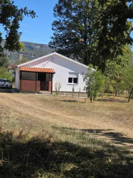 Pogled na bijelu kuću sa okućnicom i drvećem u okruženju. - image 6