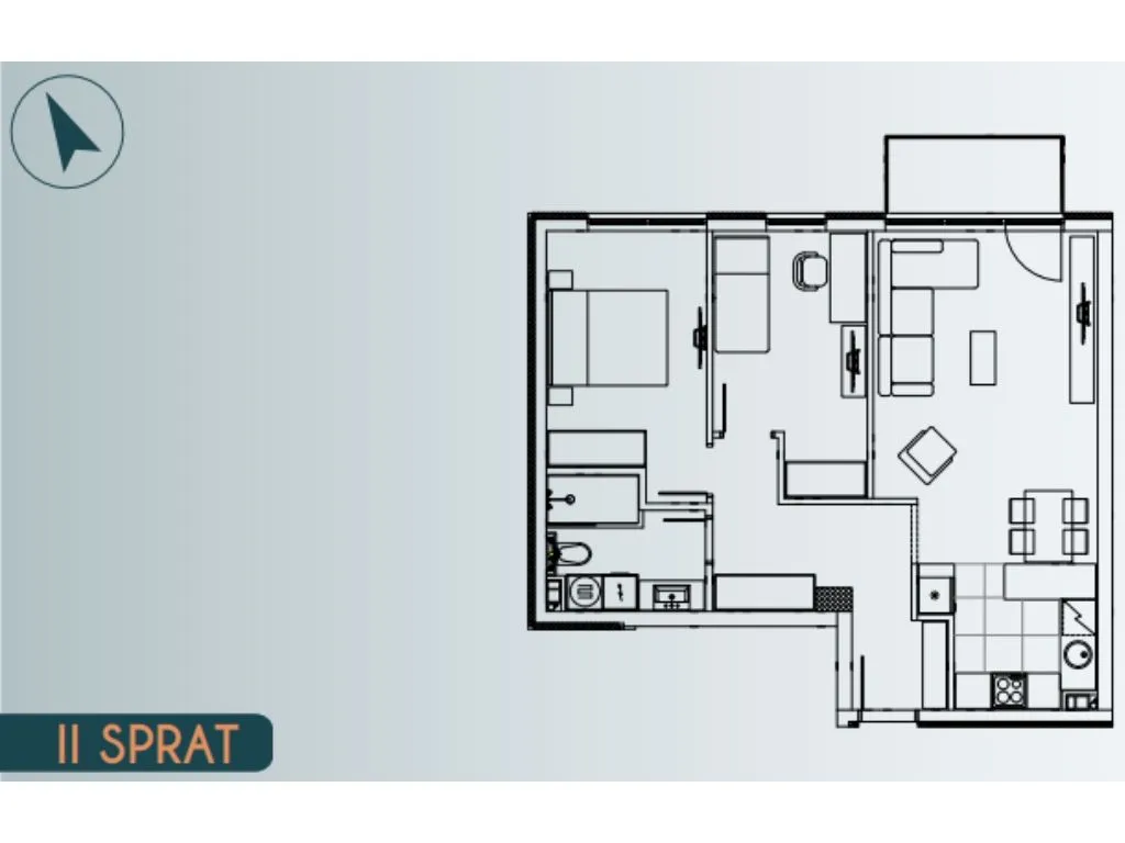 Sale, three bedroom apartment, 67m², Altina, Beograd