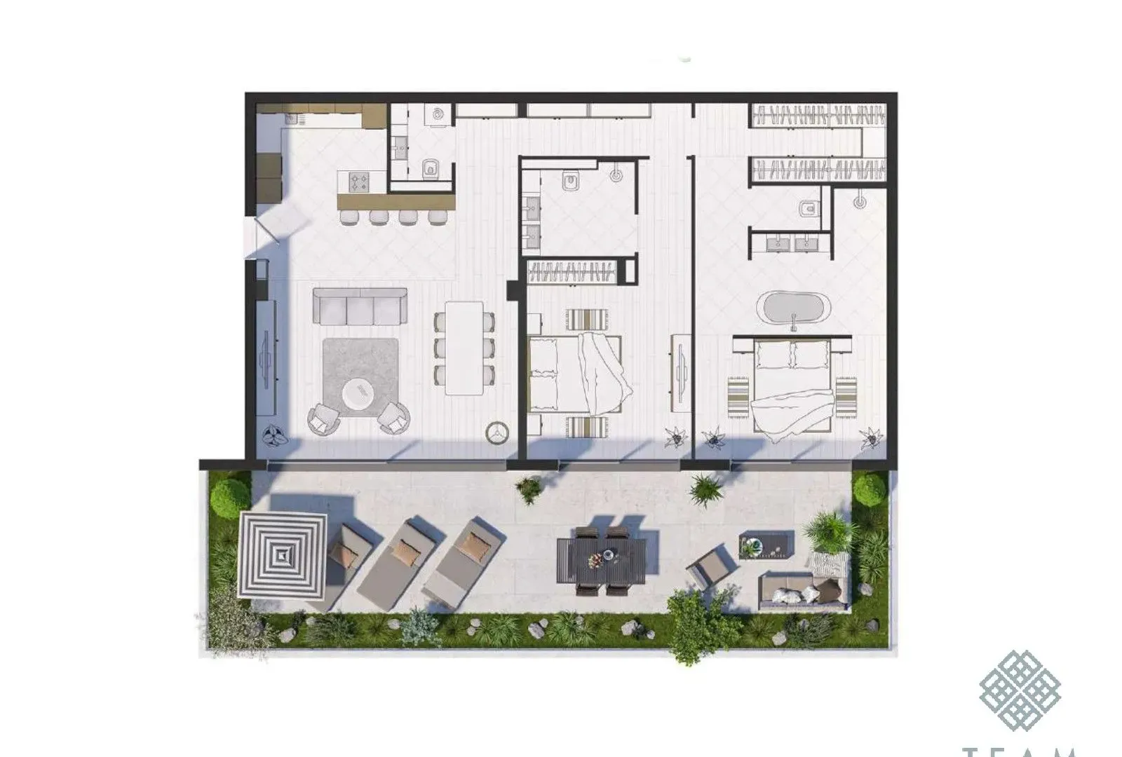 Prodaja, dvosoban stan, 183m², Krašići, Tivat