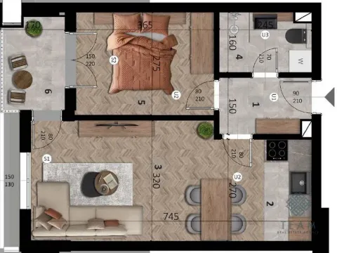 Prodaja, jednosoban stan, 44m², Ilino, Bar - image 7