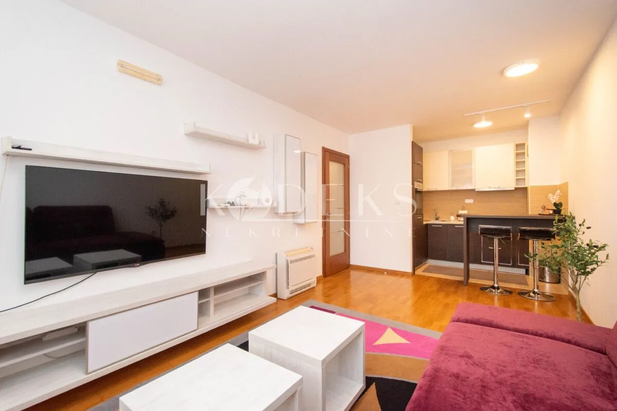 Izdavanje, jednosoban stan, 43m², Tološka šuma, Podgorica