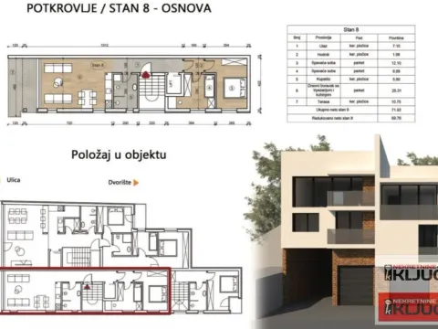 Prodaja, trosoban stan, 72m², Telep, Novi Sad Sve Podlokacije - image 2